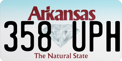 AR license plate 358UPH