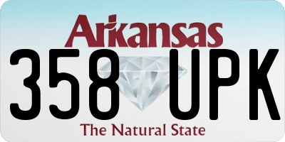 AR license plate 358UPK