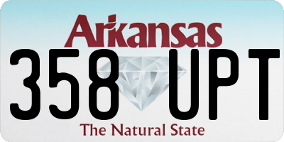 AR license plate 358UPT