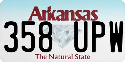AR license plate 358UPW