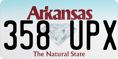 AR license plate 358UPX