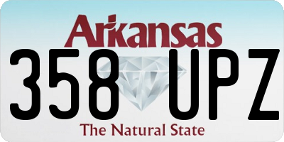 AR license plate 358UPZ