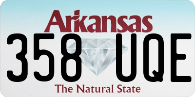 AR license plate 358UQE