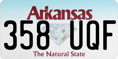 AR license plate 358UQF