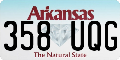 AR license plate 358UQG