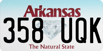 AR license plate 358UQK