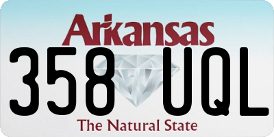 AR license plate 358UQL