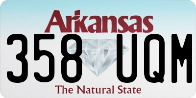 AR license plate 358UQM