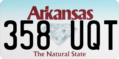 AR license plate 358UQT