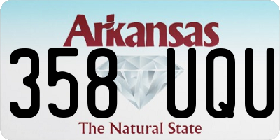 AR license plate 358UQU