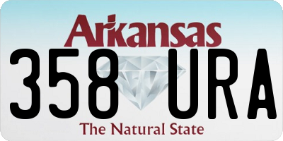 AR license plate 358URA
