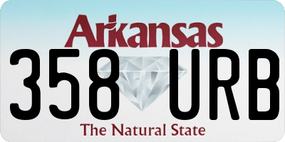 AR license plate 358URB