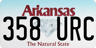 AR license plate 358URC