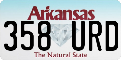 AR license plate 358URD