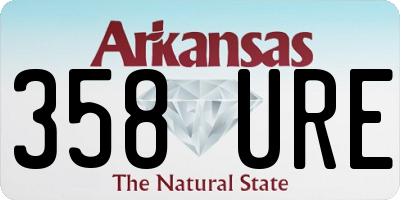AR license plate 358URE