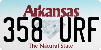 AR license plate 358URF
