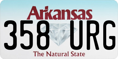 AR license plate 358URG