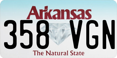 AR license plate 358VGN