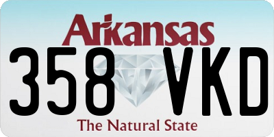 AR license plate 358VKD