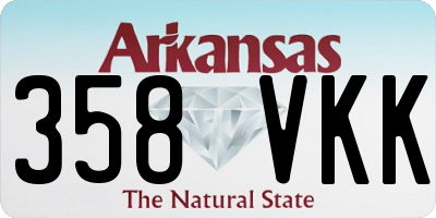 AR license plate 358VKK