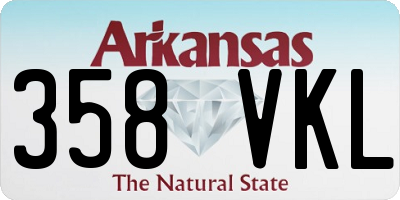 AR license plate 358VKL