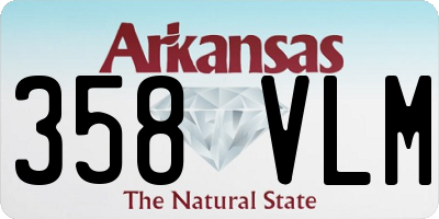 AR license plate 358VLM