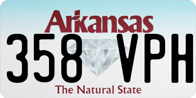 AR license plate 358VPH