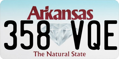 AR license plate 358VQE