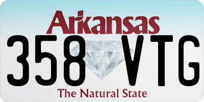 AR license plate 358VTG