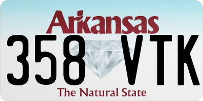 AR license plate 358VTK