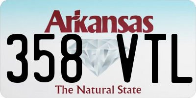 AR license plate 358VTL