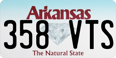 AR license plate 358VTS