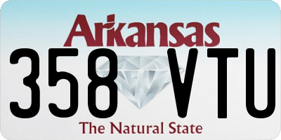 AR license plate 358VTU