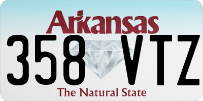 AR license plate 358VTZ