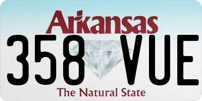 AR license plate 358VUE