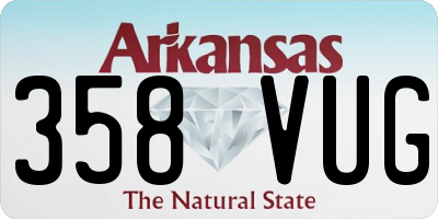 AR license plate 358VUG