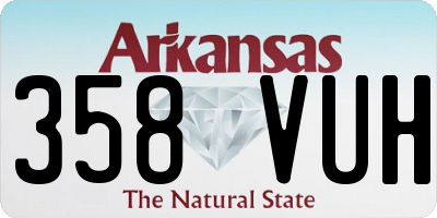 AR license plate 358VUH