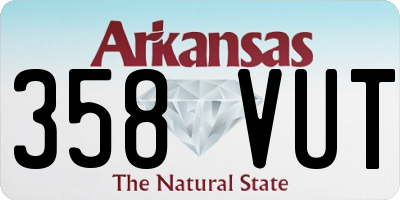 AR license plate 358VUT