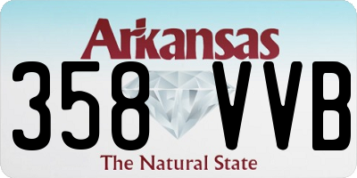 AR license plate 358VVB