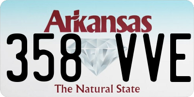 AR license plate 358VVE