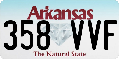 AR license plate 358VVF