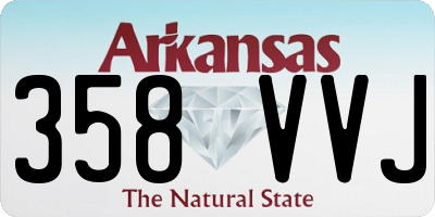 AR license plate 358VVJ