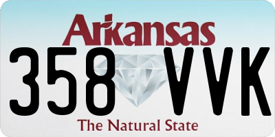 AR license plate 358VVK