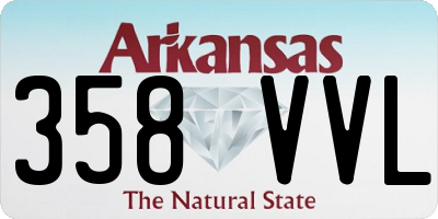AR license plate 358VVL