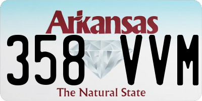 AR license plate 358VVM