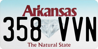 AR license plate 358VVN