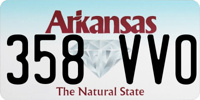 AR license plate 358VVO