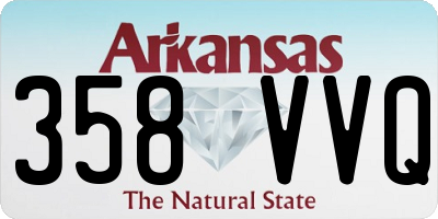 AR license plate 358VVQ