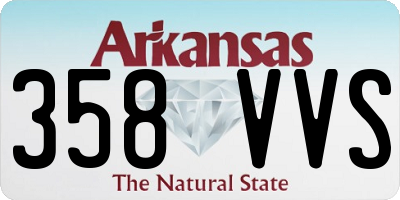 AR license plate 358VVS