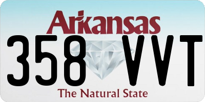 AR license plate 358VVT